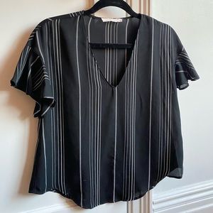 Lush Black Blouse XS
